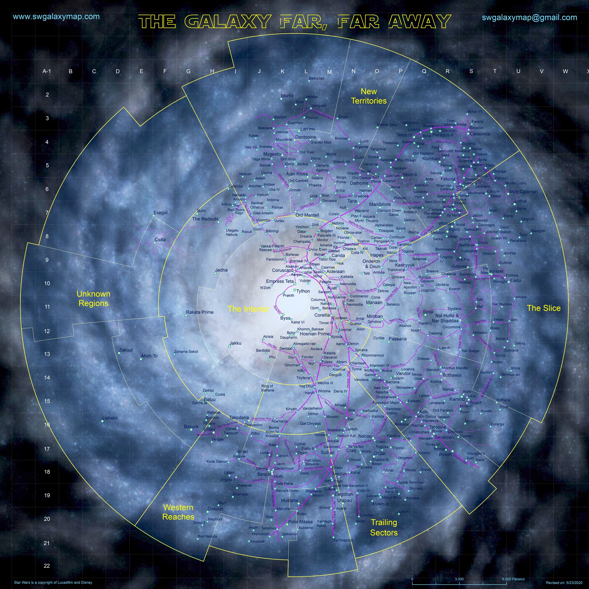 Galaxy Map | Shadows Of The Galaxy